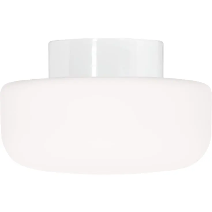 Anbefalet valg - Ifö Electric Solenne loft-/væglampe, hvid, Ø25 cm