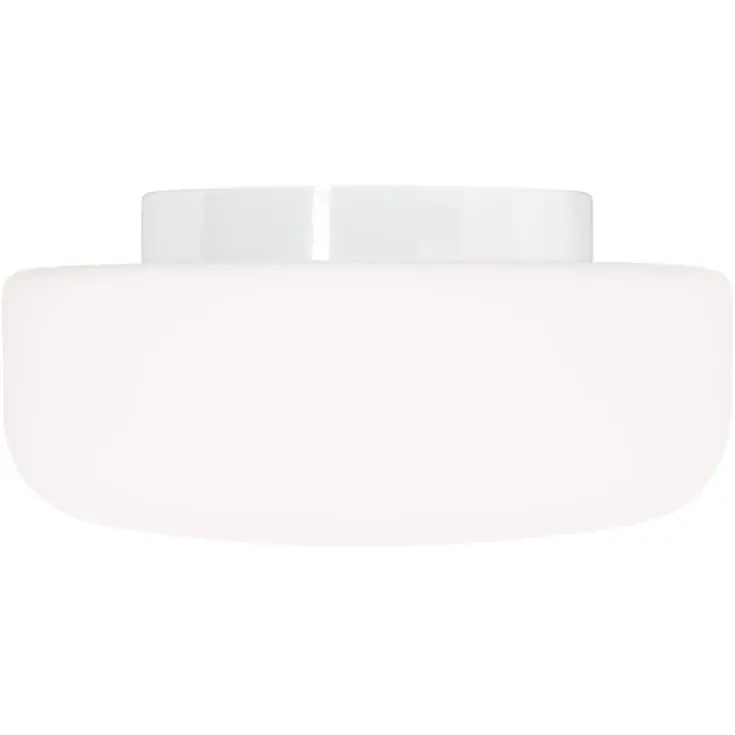 Premium kvalitet - Ifö Electric Solenne loft-/væglampe, hvid, Ø36 cm