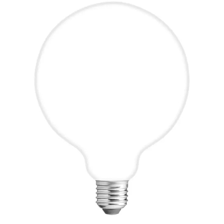 10 stk Unison Satin E27 globepære, 2700K, 7W, Ø12,5 cm | Særtilbud