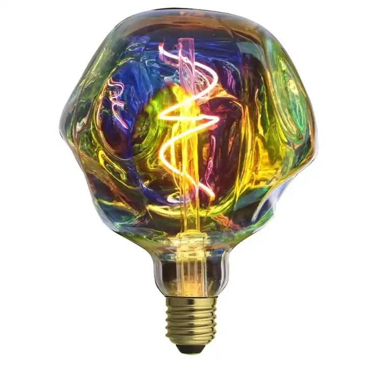 Dagens tilbud | Unison Rainbow Halo E27 globepære, 1800K, 4W