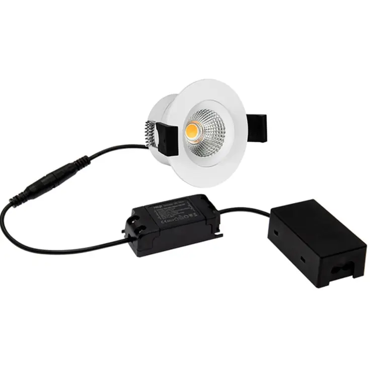 Skynd dig - Hilux D3 Tilt360 indbygningsspot, 6W, 2700K, hvid