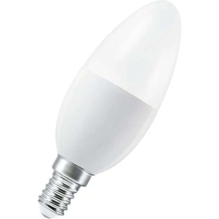 4 stk Ledvance Smart+ Wifi E14 kertepære, 2700K-6500K, 4,9W | Toppris