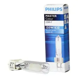 Philips MASTERColour G12 CDM-T 150W - 830 varm hvid - Mest solgt