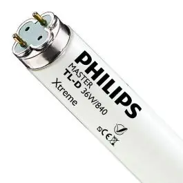 Bedste pris - Philips MASTER TL-D Xtreme 36W - 840 Kold Hvid 120cm