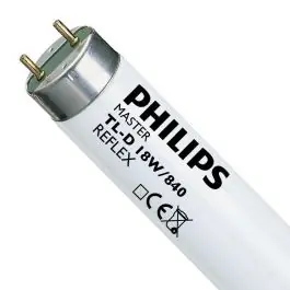 Begrænset lager - Philips MASTER TL-D Reflex 18W - 840 Kold Hvid 60cm