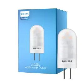 Tryg betaling | Philips Corepro LED Capsule G4 0.9W 110lm - 827 ekstra varm hvid erstatter 10W