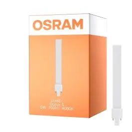 Bedst sælgende | Osram Dulux-S LED (EM/Mains) 6W 700lm - 840 Kold Hvid G23 2-Pinde - Erstatter 11W