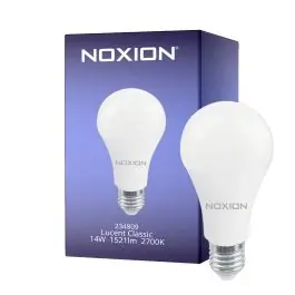 Begrænset antal | Noxion Lucent Classic LED E27 Pære matt 14W 1521lm - 827 ekstra varm hvid erstatter 100W