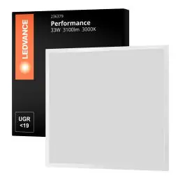 Tidsbegrænset - Ledvance LED panel Performance 33W 3100lm - 830 varm hvid 60x60cm - UGR