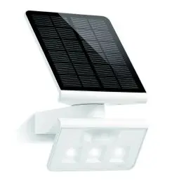 Udsalg | Steinel LED Vægbelysning XSolar L-S Hvid 150lm - 840 kold hvid Solar - Bevægelses- og lyssensor