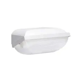 Philips PL-S Bulkhead FWC110 Hvid 242x136mm - IP54 - Egnet til 9W PL-S | Kundernes favoritter