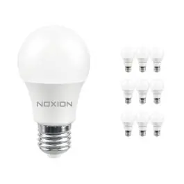 Anbefalet valg | Fordelspakke 10x Noxion Lucent Classic LED E27 Pære matt 8.5W 806lm - 840 kold hvid erstatter 60W