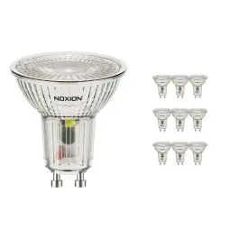Bestil i dag - Fordelspakke 10x Noxion LED spot GU10 PAR16 3.7W 260lm 36D - 830 varm hvid erstatter 35W
