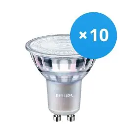 Udsalg | Fordelspakke 10x Philips MASTER Value LED Spot GU10 PAR16 4.9W 355lm 60D - 927 ekstra varm hvid bedste farvegengivelse - dæmpbar - erstatter 50W