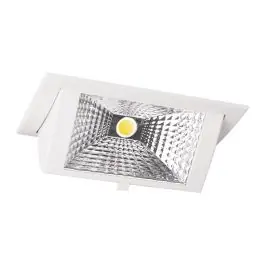 Kampagnetilbud | LED Downlight WallWasher Wally Medium 26W 3000K 3700lm Grå Varm Hvid