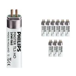 Tryg betaling - Fordelspakke 10x Philips MASTER TL5 HO 24W - 865 dagslys 55cm