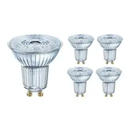 5x Osram Parathom LED spot GU10 PAR16 4.5W 350lm 36D - 927 ekstra varm hvid bedste farvegengivelse - dæmpbar - erstatter 50W | God pris