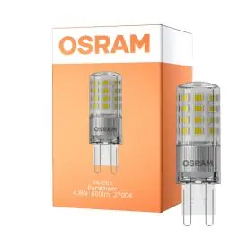 Anbefalet valg - Osram Parathom LED Pin G9 4.8W 600lm - 827 ekstra varm hvid erstatter 50W