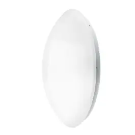 Topprodukt | Noxion LED væglampe Corido Hvid 18W 1386lm - 830 varm hvid 360mm - IP44 - Bevægelses- og lyssensor