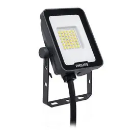 Toppris - Philips LED projektør Ledinaire BVP164 grå 30W 3300lm 110D - 830 varm hvid IP65 symmetrisk