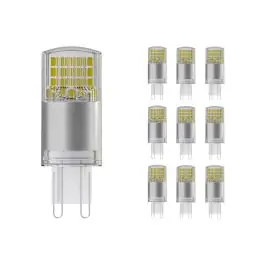 Topkvalitet | Fordelspakke 10x Noxion Bolt LED Capsule G9 3.2W 350lm - 827 ekstra varm hvid dæmpbar - erstatter 30W
