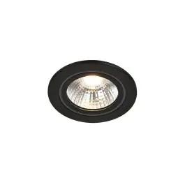 Eftertragtet | Nordlux LED Spot Alec Sort 7W 480lm 36D - 830 Varm Hvid Udsnit 80mm - 3-Trin Dæmpbar