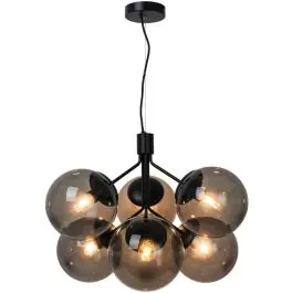 Bedste pris | Nordlux Pendel lampe Ivona 6x E27 sort - Metal Max. 28W