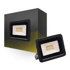 Bright Choice LED Projektør 20W 2000lm 100D - 830 Varm Hvid IP66 - Symmetrisk - Superpris