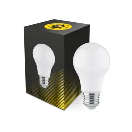 Bright Choice LED Pære E27 Pære Matt 4.9W 470lm - 830 Varm Hvid Erstatter 40W - Skynd dig