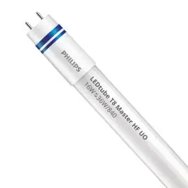 Begrænset antal - Philips LED Lysrør T8 MASTER (HF) Ultra Output 16W 2500lm - 840 kold hvid 120cm - erstatter 36W