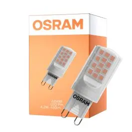Tilgængelig nu | Osram LED Pin G9 klar 4.2W 430lm - 827 ekstra varm hvid