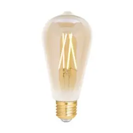 WiZ Smart LED E27 Edison Filament Rav 6.5W 720lm - 820-845 Justerbar Hvid Dæmpbar - Erstatter 50W | Særtilbud