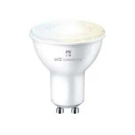 WIZ Smart Wifi/Bluetooth GU10 Spot 4.9W 345lm - 822-865 Justerbar Hvid Dæmpbar - Erstatter 50W - Begrænset lager