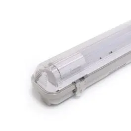 Noxion LED Vandtæt Lysrender Armaturhus Poseidon V2.0 Inkl. 1x Noxion LED Lysrør T8 Standard Output 17.5W 1800lm - 830 Varm Hvid 120cm - Leveres hurtigt