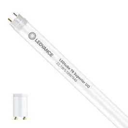 Topprodukt | Ledvance LED Lysrør T8 Superior (EM/Mains) Ultra Output 22.1W 4100lm - 940 kold hvid 150cm - Best Color Rendering - erstatter 58W