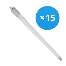 Bulk 15x Energetic LED Vandtæt Lysrender 50W 6000lm - 840 Kold Hvid 150cm | Nyt i shoppen