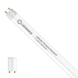 Udsalg | Ledvance LED Lysrør T8 Value (EM/Mains) Standard Output 11.6W 1260lm - 830 varm hvid 105cm - erstatter 38W