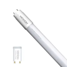 Leveres hurtigt - Noxion LED Lysrør T8 Avant Extreme (EM/Mains) Ultra Output 15.9W 2550lm - 830 Varm Hvid 120cm - Erstatter 36W