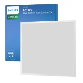 Topprodukt | Philips LED Panel CoreLine RC132V 22/31W 2900-4300lm - 830-835-840 CCT 60x60cm - UGR
