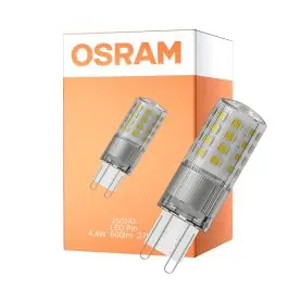 Bedste pris | Osram LED Capsule G9 Klar 4.4W 600lm - 827 Ekstra Varm Hvid Dæmpbar - Erstatter 48W