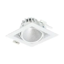 Philips LED Spot Greenspace Accent Gridlight Aluminium Hvid 22.5W 3000lm 24D - 830 Varm Hvid 154mm | Populært produkt