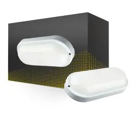 Bedst sælgende | Bright Choice LED Væglampe Hvid 18W 1620lm - 840 Kold Hvid IP54
