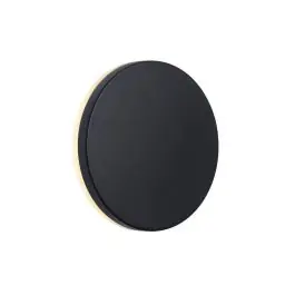Bedste pris | Nordlux Artego Vægbelysning Aluminium Sort 8W 468lm - 830 Varm Hvid
