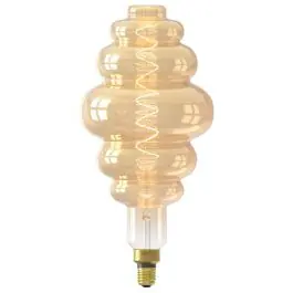 Kundernes favoritter | Calex XXL Paris Guld LED E27 Filament 4W 320lm- 822 Ekstra Varm Hvid Dæmpbar
