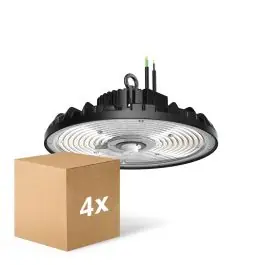 Tilbudspris | Fordelspakke 4x Noxion LED Highbay Ecowhite V2.0 200W 32000lm 90D - 840 Kold Hvid IP65 - 1-10V Dæmpbar