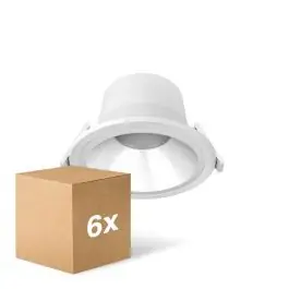 Eftertragtet - Fordelspakke 6x Noxion LED Downlight Apollo V2.0 6-12W 690-1460lm 60D - 830/840 CCT 145mm - Udsnit 120mm