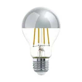 Bestil nemt | Eglo LED Pære E27 Filament Mirror 7.3W 806lm - 827 Ekstra Varm Hvid Erstatter 60W