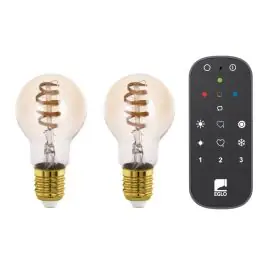 Anbefalet valg - Eglo Connect.Z Smart LED Pære E27 Filament Rav 4.9W 360lm - 822-865 Justerbar Hvid Dæmpbar - Erstatter 25W