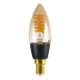 Begrænset antal | Eglo Connect.Z Smart LED Kerte E14 Filament Rav 4.9W 320lm - 827-865 Justerbar Hvid Dæmpbar - Erstatter 25W