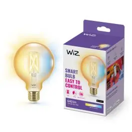 Ekstra rabat | WiZ Smart LED E27 Globe G95 Filament Guld 7W 640lm Bedste Farvegengivelse - Dæmpbar - Erstatter 50W